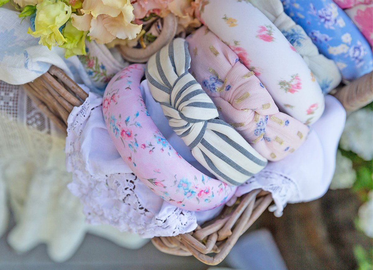 Lele Sadoughi x LoveShackFancy Headband Collaboration