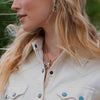 PAINTED MESA WILD BUTTERFLY BOLO NECKLACE