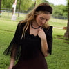 Lele Sadoughi SCARF JET AUDREY FRINGE SCARF