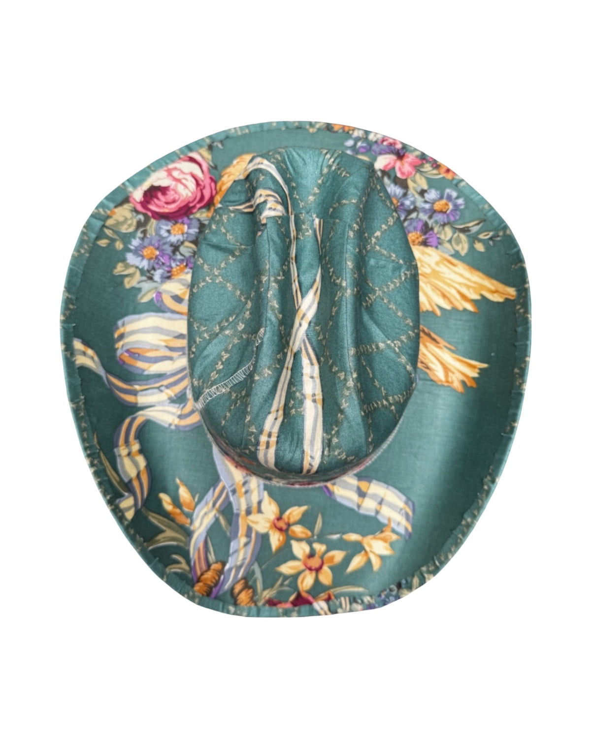 DOLCE RIVIERA FABRIC COVERED COWBOY HAT