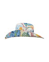 FINICKY BUTTERFLY FABRIC COVERED COWBOY HAT