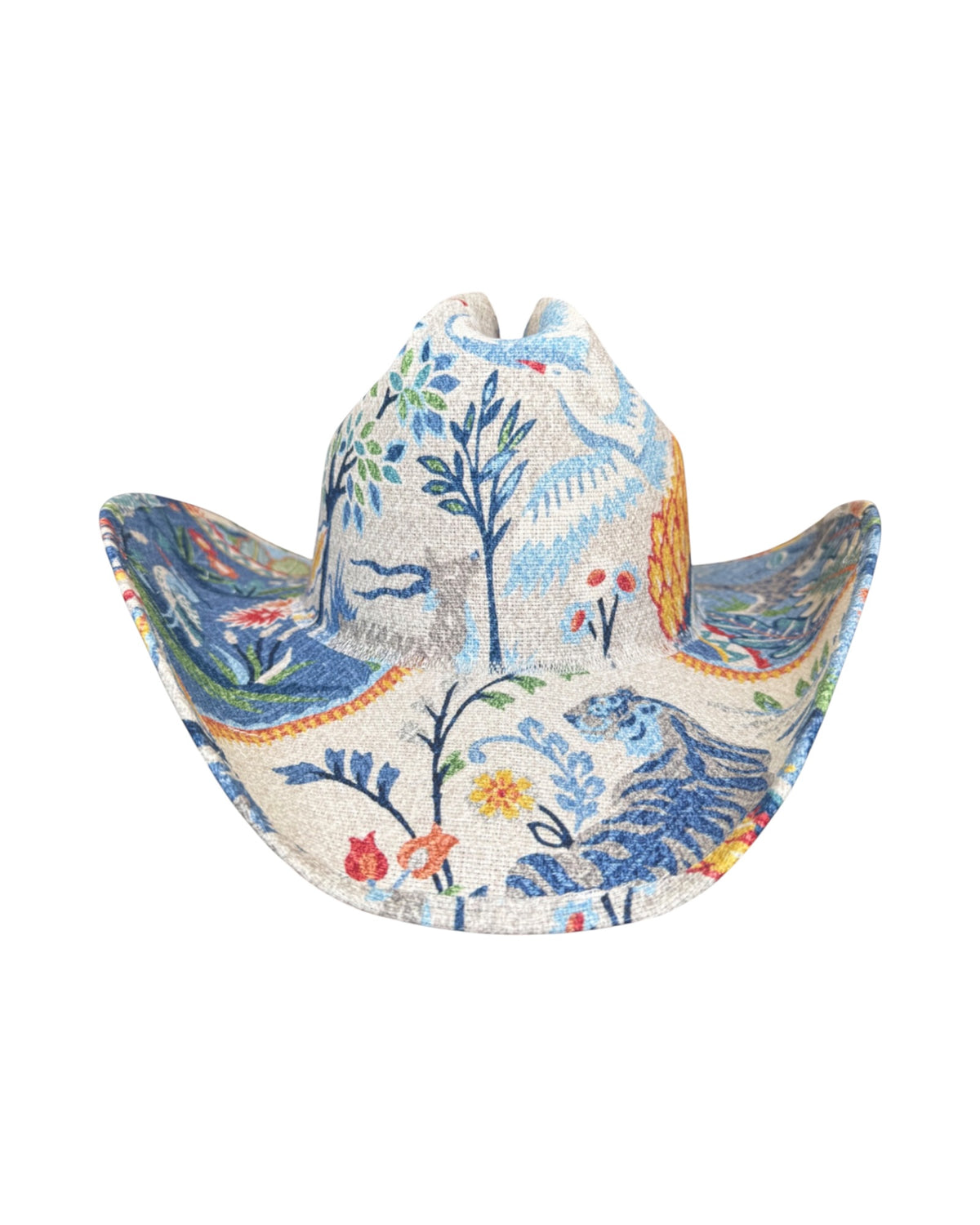 FINICKY BUTTERFLY FABRIC COVERED COWBOY HAT