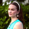CREAM TERRAZZO GIGI EMBELLISHED  HEADBAND