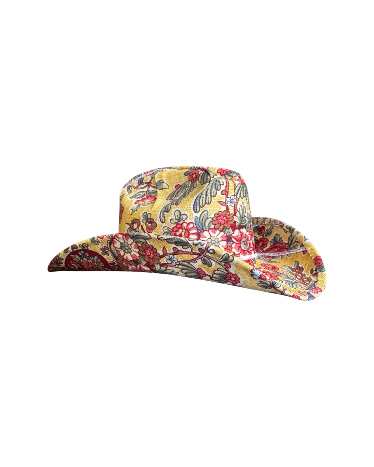 GOLDEN HOUR FABRIC COVERED COWBOY HAT