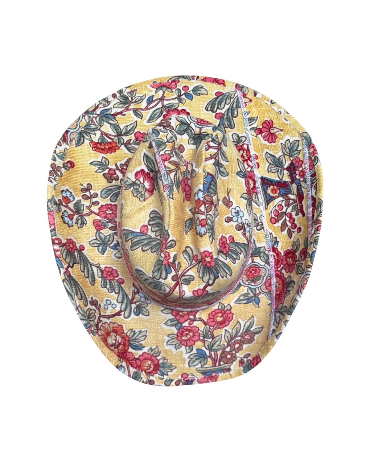 GOLDEN HOUR FABRIC COVERED COWBOY HAT