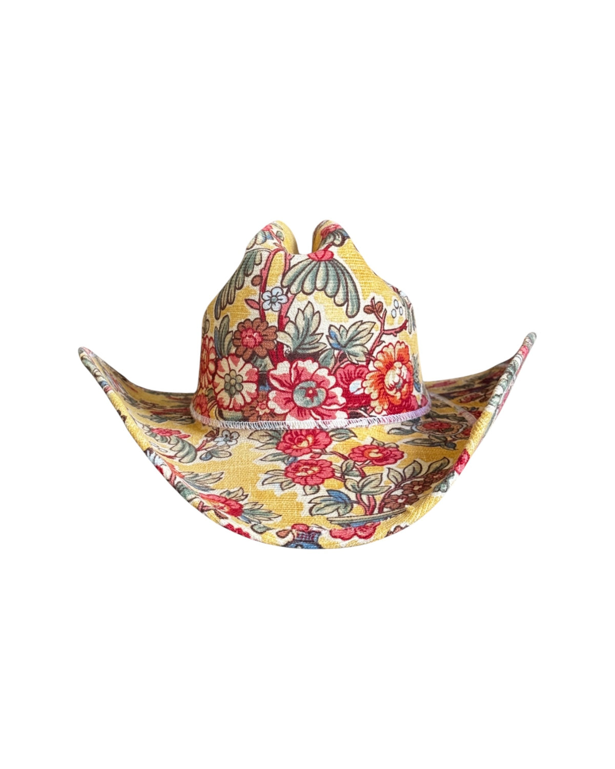 GOLDEN HOUR FABRIC COVERED COWBOY HAT