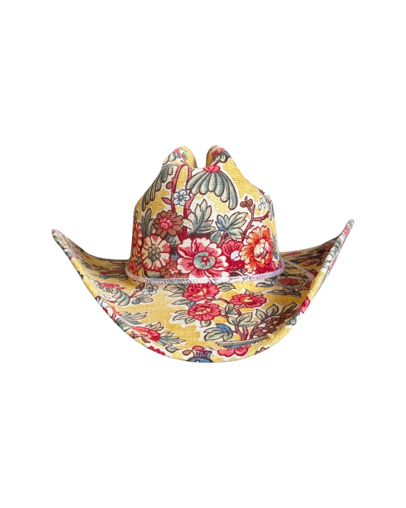 GOLDEN HOUR FABRIC COVERED COWBOY HAT