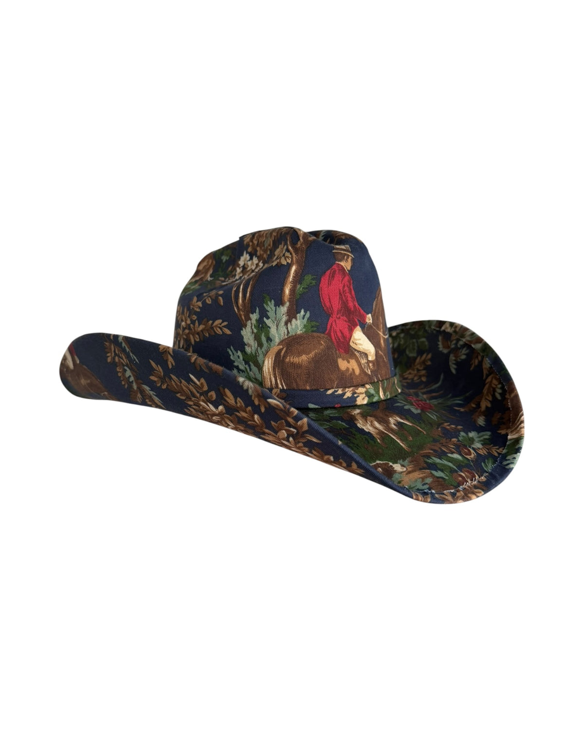 THE MIDNIGHT CHASE FABRIC COVERED COWBOY HAT
