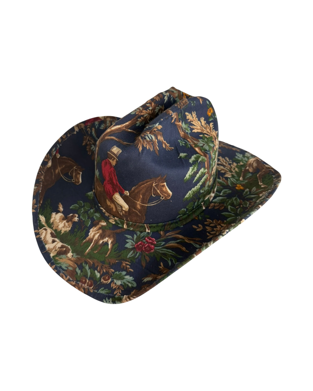 THE MIDNIGHT CHASE FABRIC COVERED COWBOY HAT