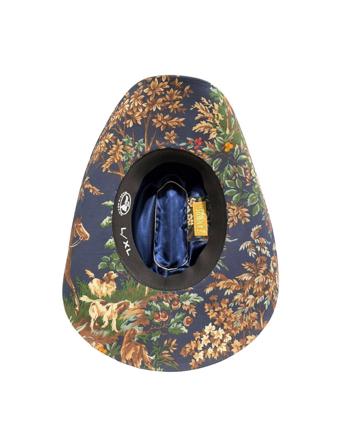 THE MIDNIGHT CHASE FABRIC COVERED COWBOY HAT