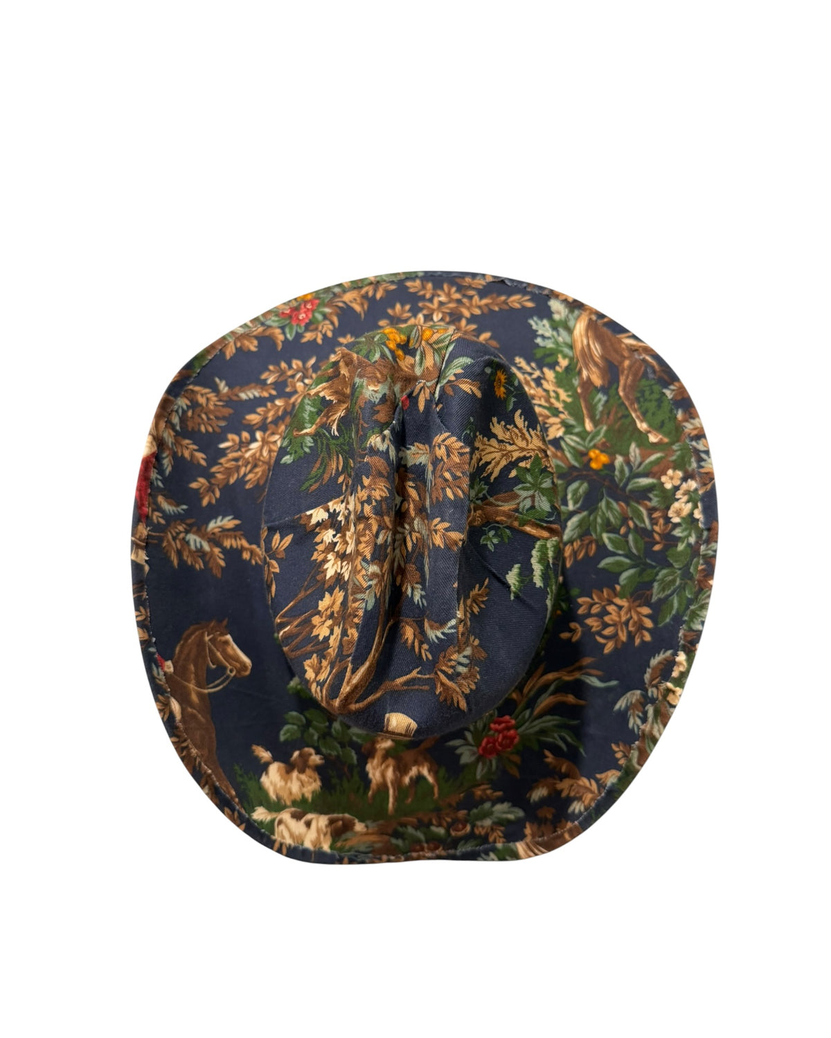 THE MIDNIGHT CHASE FABRIC COVERED COWBOY HAT