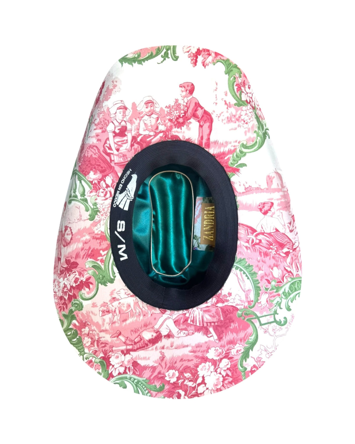SUMMER FABLE FABRIC COVERED COWBOY HAT