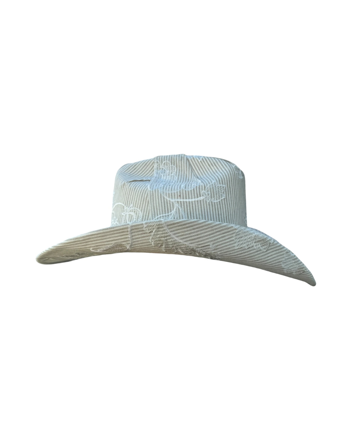 SALTWATER LANE FABRIC COVERED COWBOY HAT