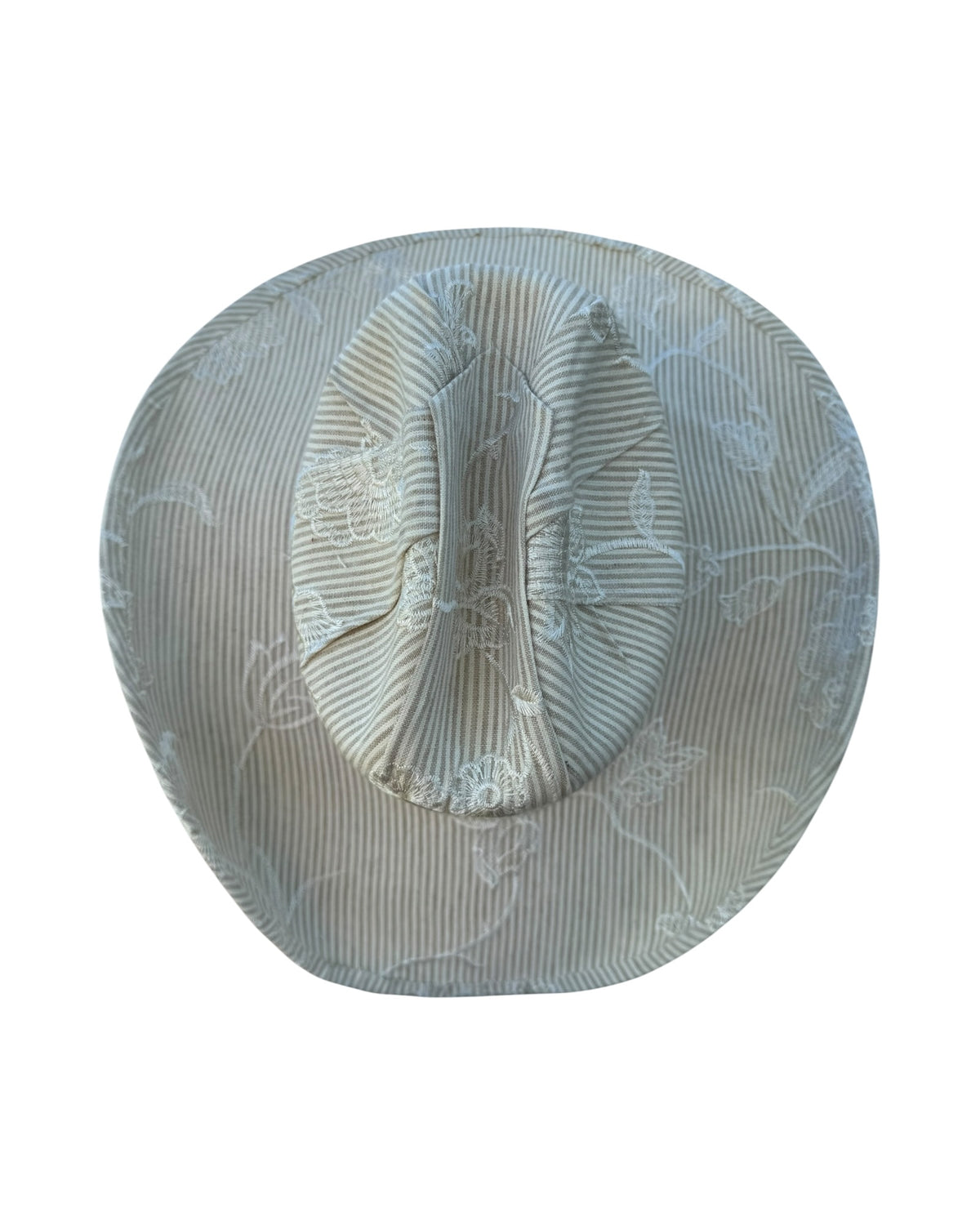 SALTWATER LANE FABRIC COVERED COWBOY HAT