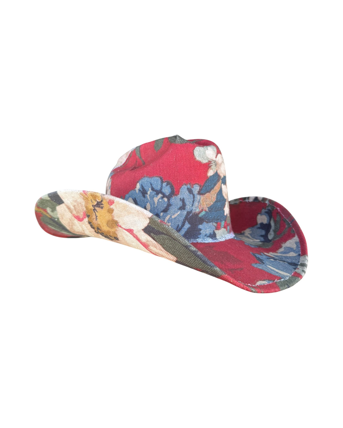 LIBERTY BLOOM FABRIC COVERED COWBOY HAT