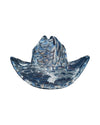 MIDNIGHT PLUME FABRIC COVERED COWBOY HAT