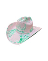 OUI OUI FABRIC COVERED COWBOY HAT