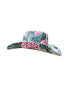 PARLOR ROSE FABRIC COVERED COWBOY HAT