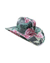 PARLOR ROSE FABRIC COVERED COWBOY HAT
