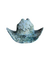 VERDANT FABRIC COVERED COWBOY HAT