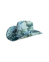 VERDANT FABRIC COVERED COWBOY HAT
