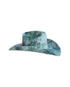 VERDANT FABRIC COVERED COWBOY HAT