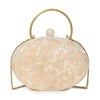 Lele Sadoughi BAGS IVORY PEARL OVAL MINAUDIERE