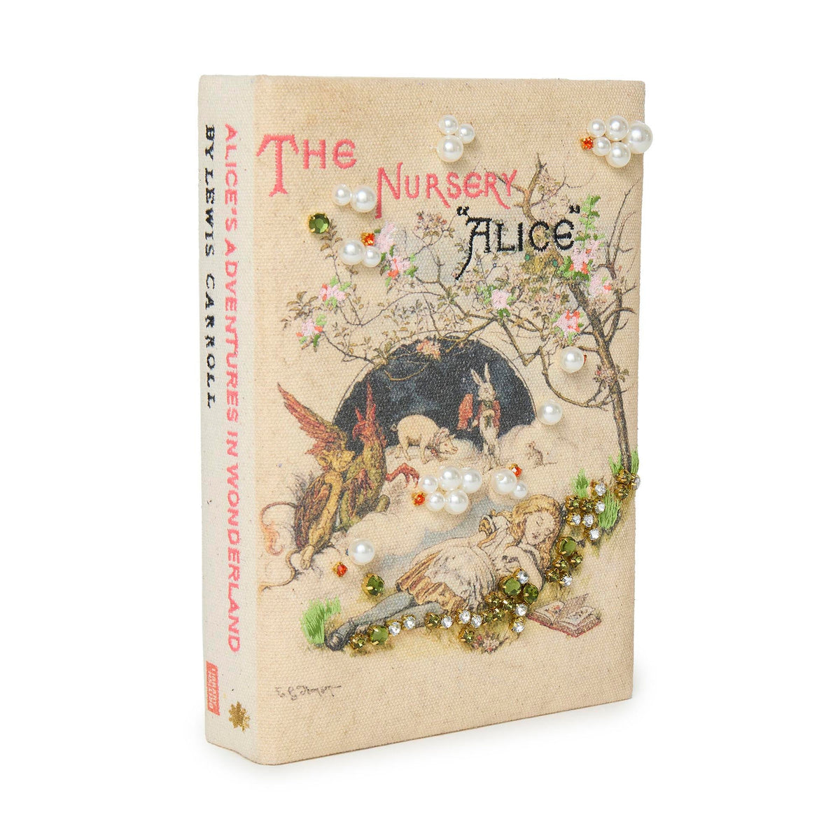 Lele Sadoughi BAGS IVORY THE NURSERY ALICE BOOK CLUTCH