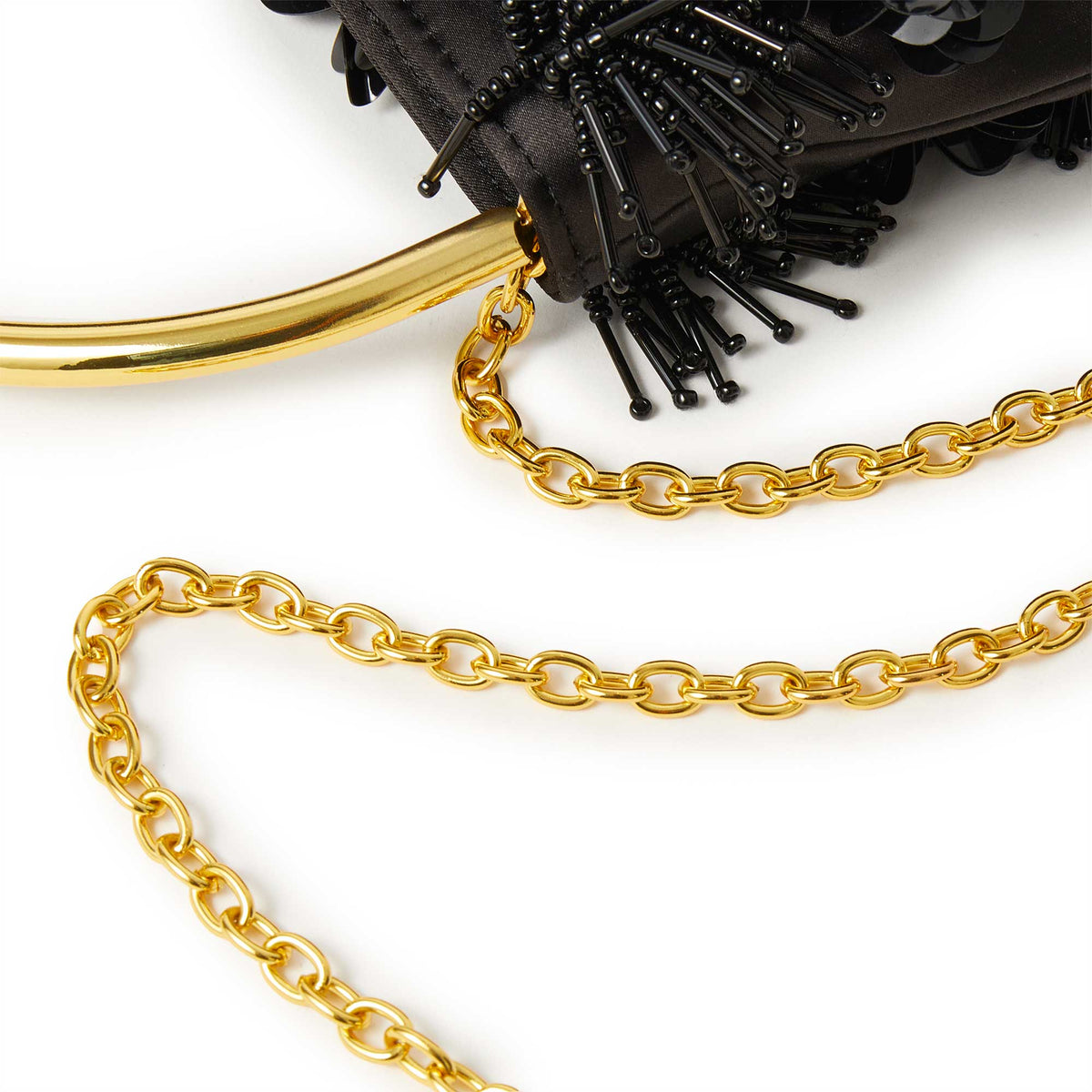 Lele Sadoughi BAGS JET MARLOWE FLORAL APPLIQUE HANDBAG