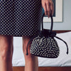 Lele Sadoughi BAGS JET PEARL SIA DRAWSTRING BAG