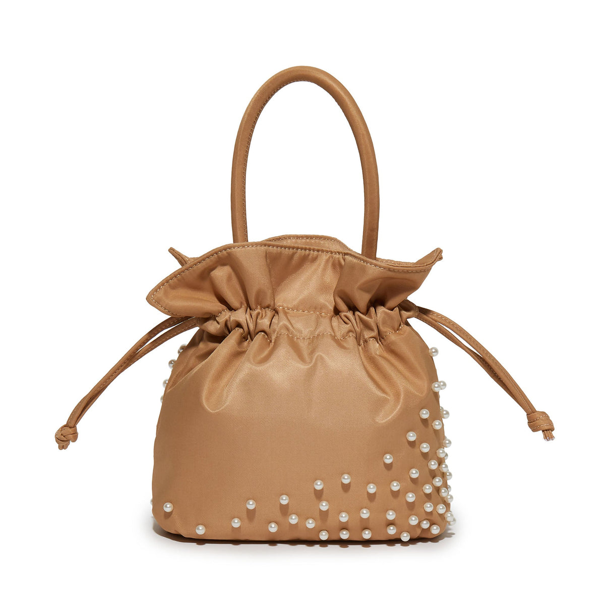 Lele Sadoughi BAGS KHAKI PEARL SIA DRAWSTRING BAG