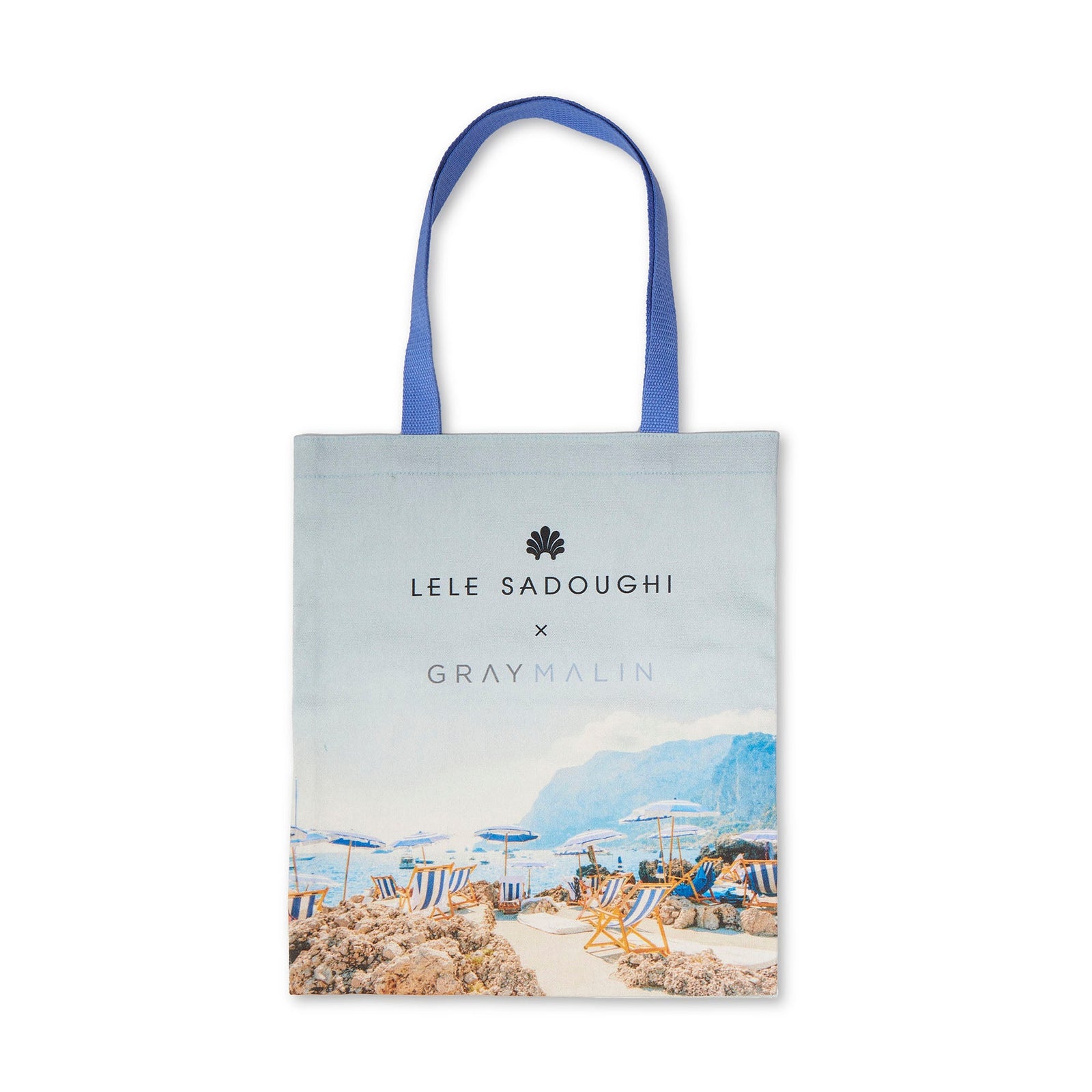 LELE SADOUGHI BAGS LELE SADOUGHI X GRAY MALIN LA FONTELINA CANVAS TOTE BAG