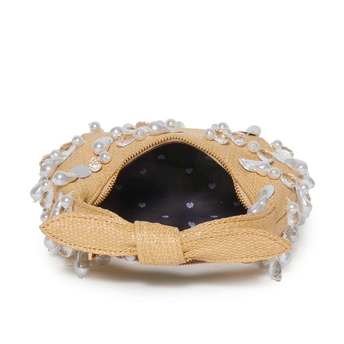 LELE SADOUGHI BAGS NATURAL CLEMENTINE CRESCENT BAG