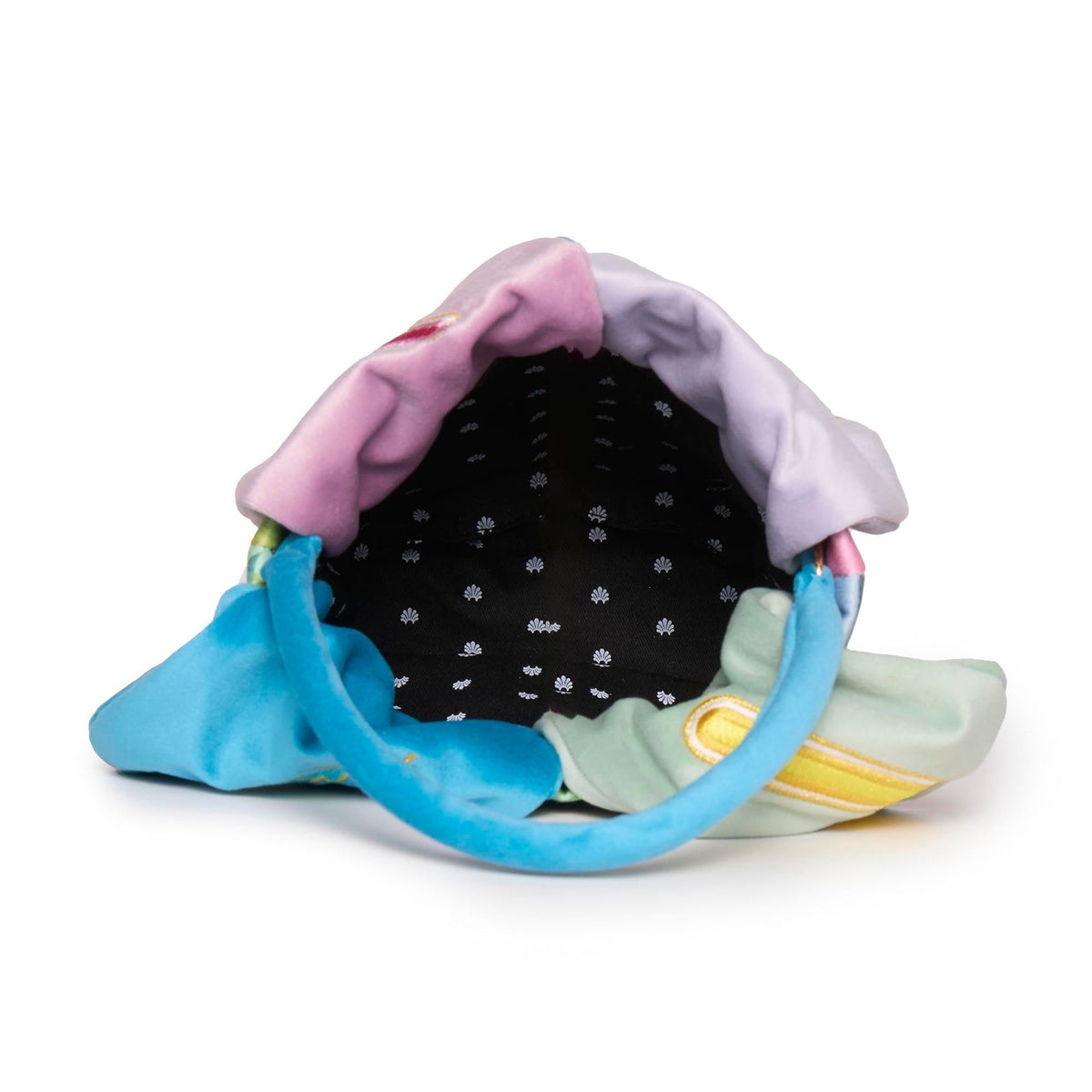 Lele Sadoughi BAGS ONE SIZE BLACK COLUMNS THE MET X LELE KLEE EMBROIDERED COLUMNS BAG