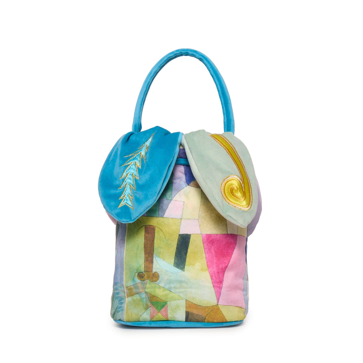 Lele Sadoughi BAGS ONE SIZE BLACK COLUMNS THE MET X LELE KLEE EMBROIDERED COLUMNS BAG