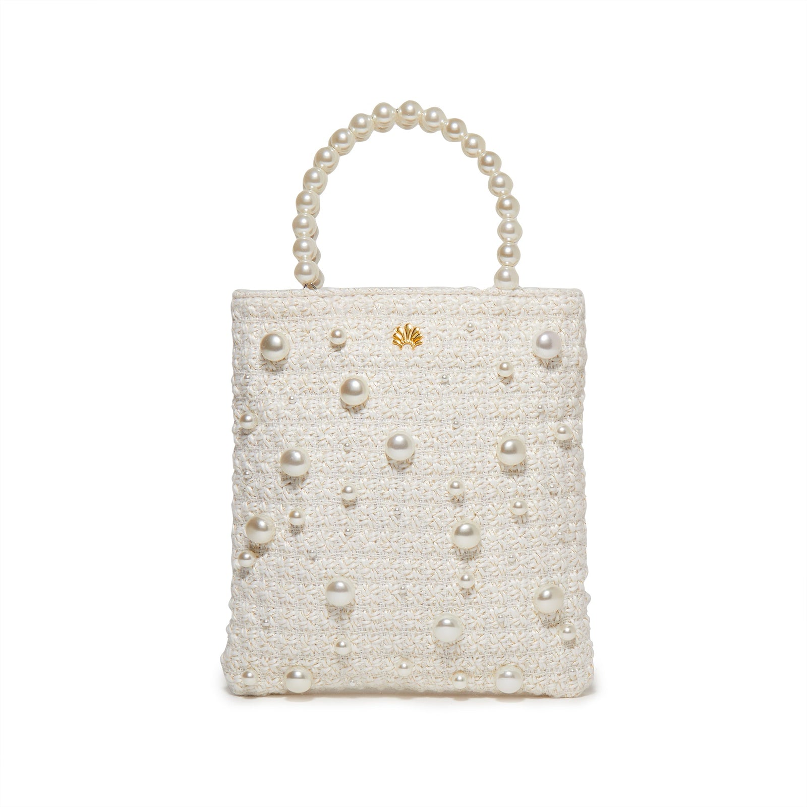 Lele Sadoughi BAGS ONE SIZE IVORY PALOMA PEARL TWEED CROSSBODY