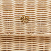 Lele Sadoughi BAGS ONE SIZE NATURAL WICKER TABITHA PEARL TOP HANDLE HANDBAG