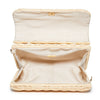Lele Sadoughi BAGS ONE SIZE NATURAL WICKER TABITHA PEARL TOP HANDLE HANDBAG