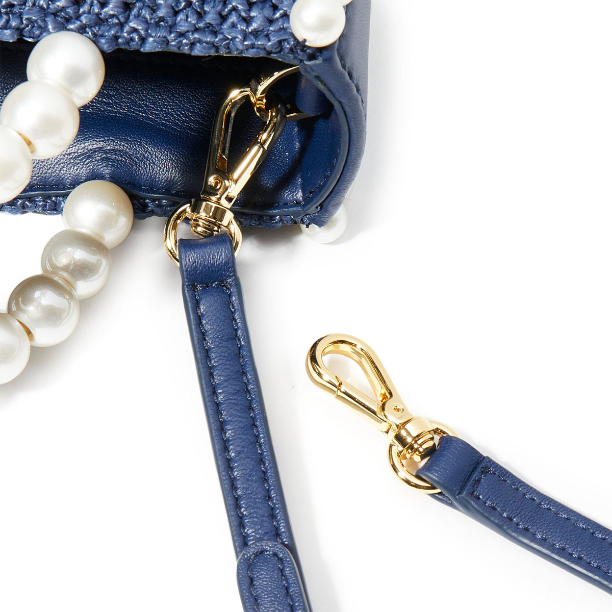 Lele Sadoughi BAGS ONE SIZE NAVY MAYA MINI TOTE