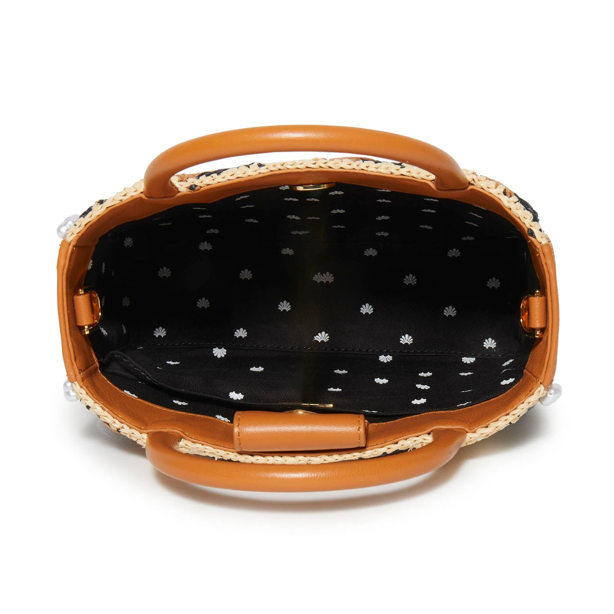 LELE SADOUGHI BAGS *PRE-ORDER* NEUTRAL NIGHT MAYA RAFFIA MINI TOTE