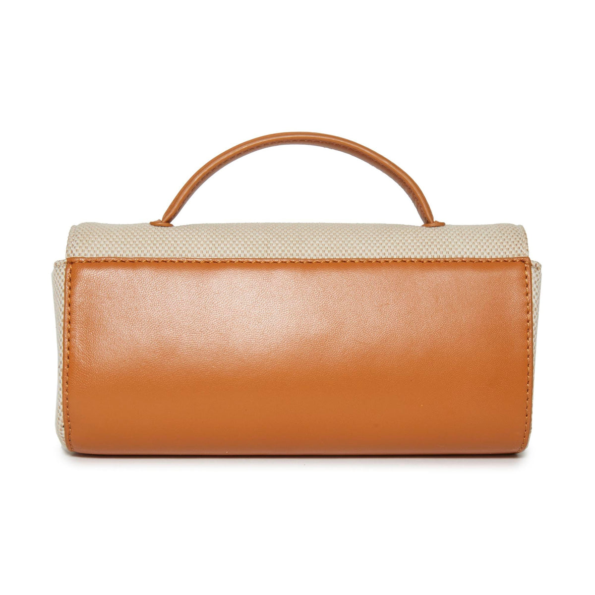 LELE SADOUGHI BAGS *PRE-ORDER* SADDLE BROWN MINI TABITHA FLORAL TOP HANDLE BAG