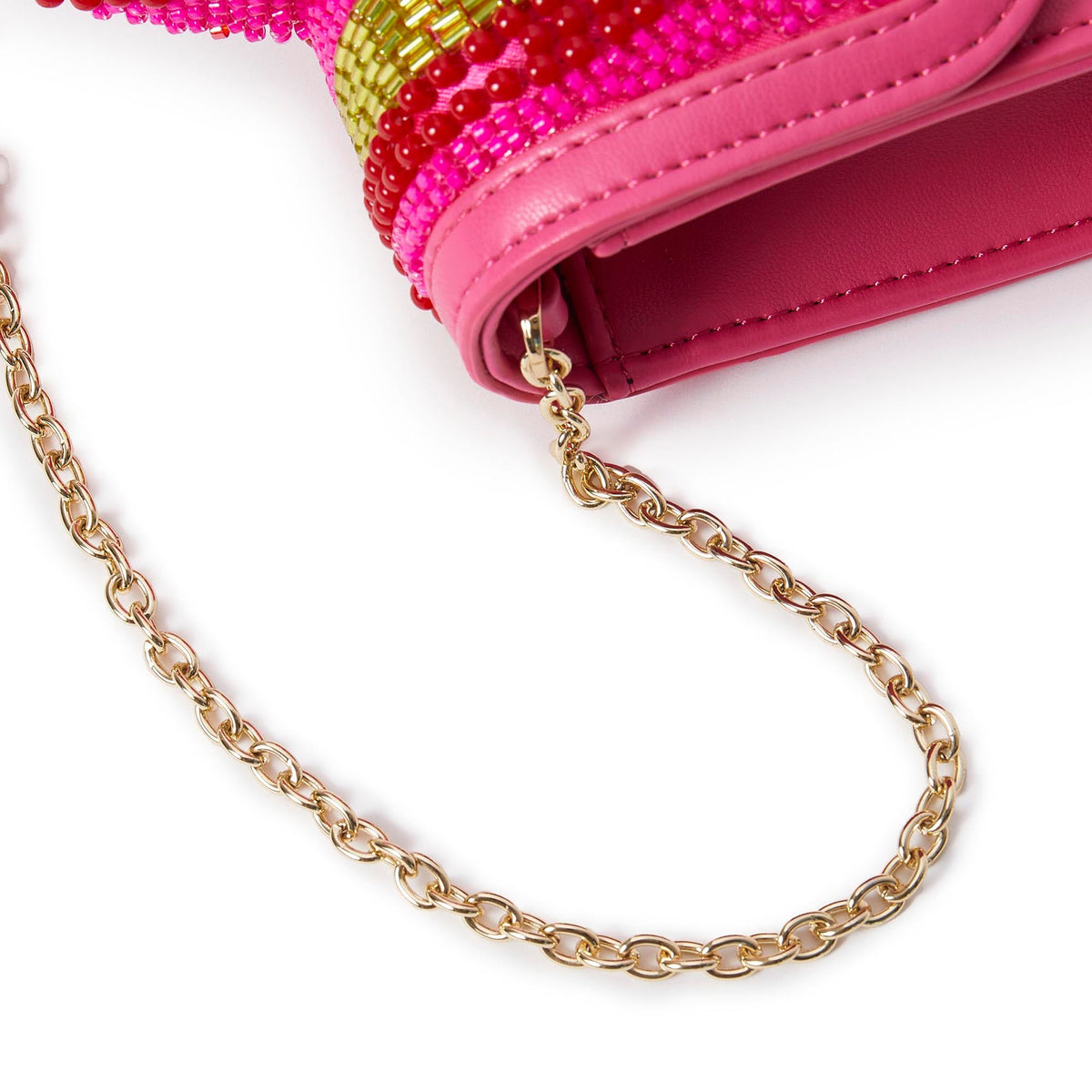 Lele Sadoughi BAGS SUR MER TRIMULTI MINI TABITHA BEADED SUR MER TOP HANDLE