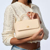 Lele Sadoughi BAGS TAUPE TABITHA TOP HANDLE HANDBAG
