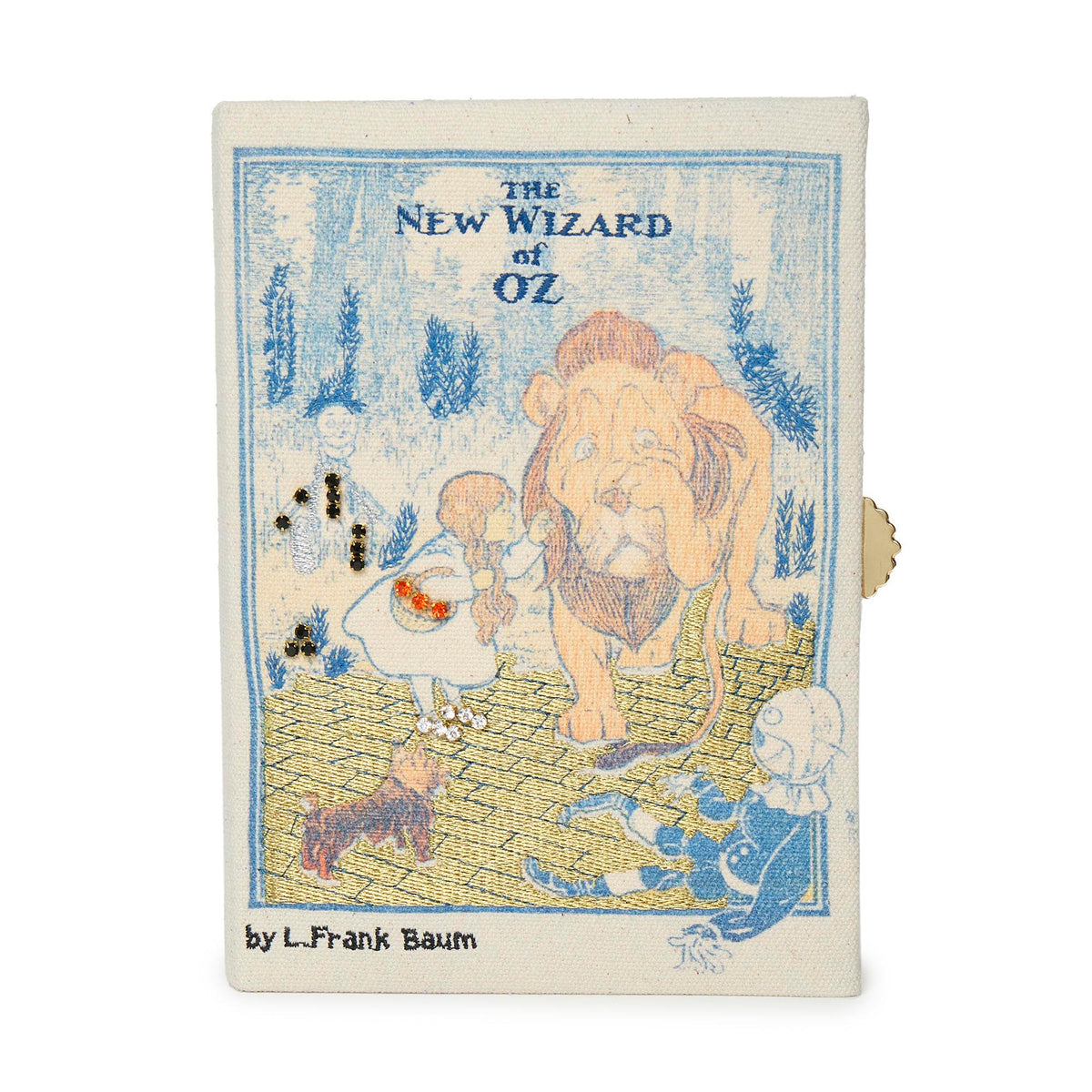 Lele Sadoughi BAGS YELLOW BRICK THE NEW WIZARD OF OZ BOOK CLUTCH