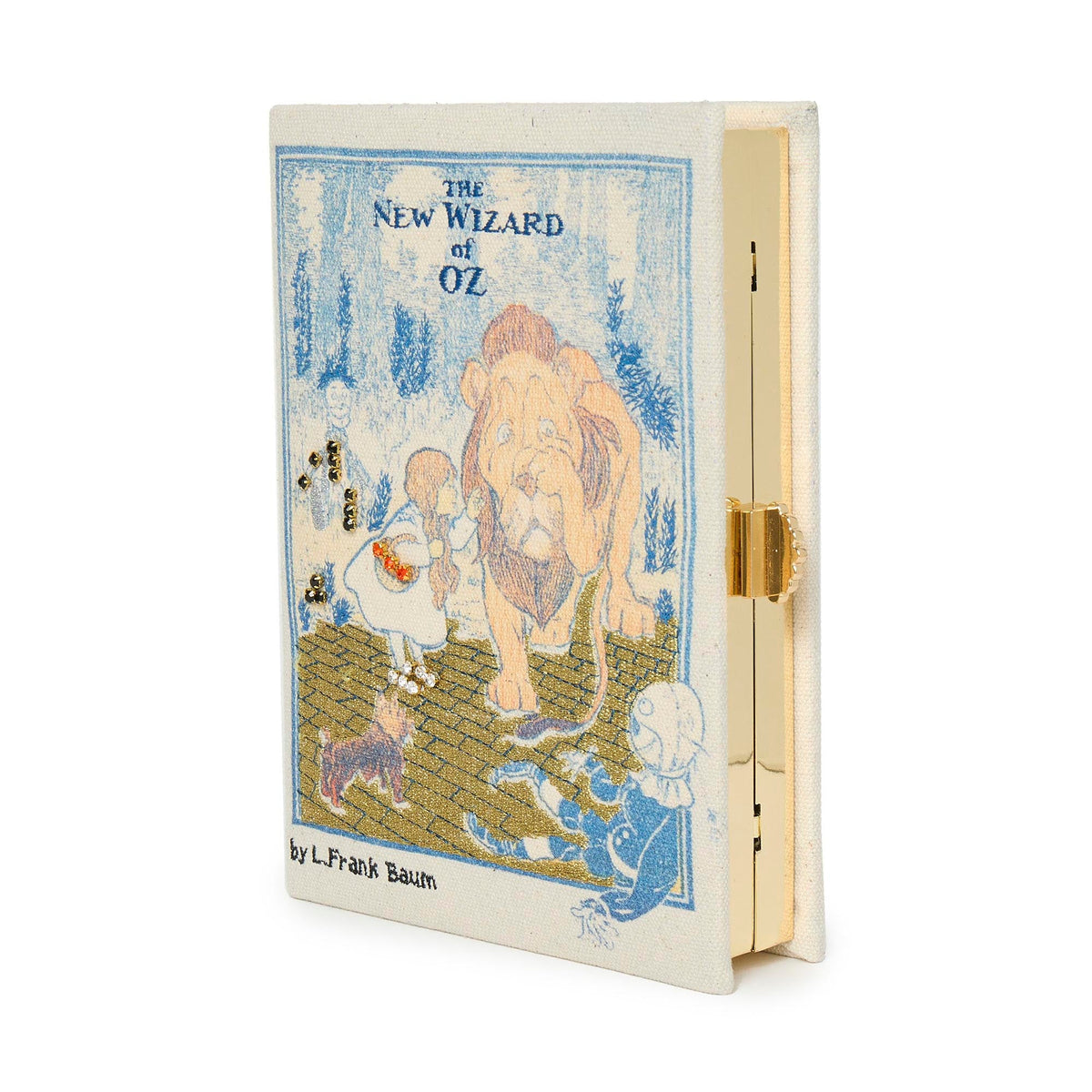 Lele Sadoughi BAGS YELLOW BRICK THE NEW WIZARD OF OZ BOOK CLUTCH