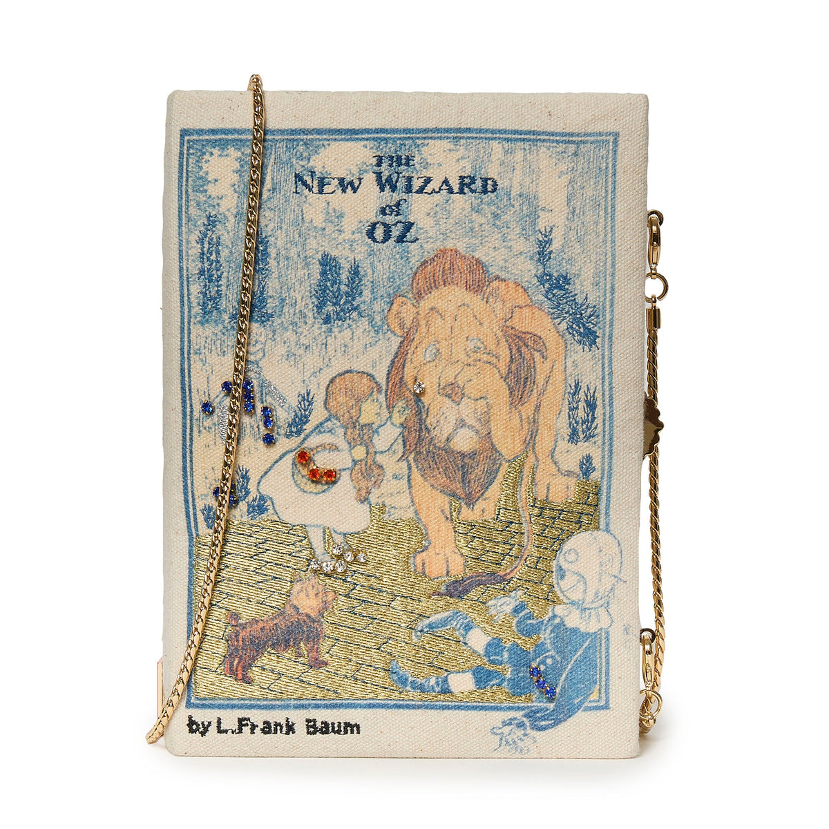 Lele Sadoughi BAGS YELLOW BRICK THE NEW WIZARD OF OZ BOOK CLUTCH