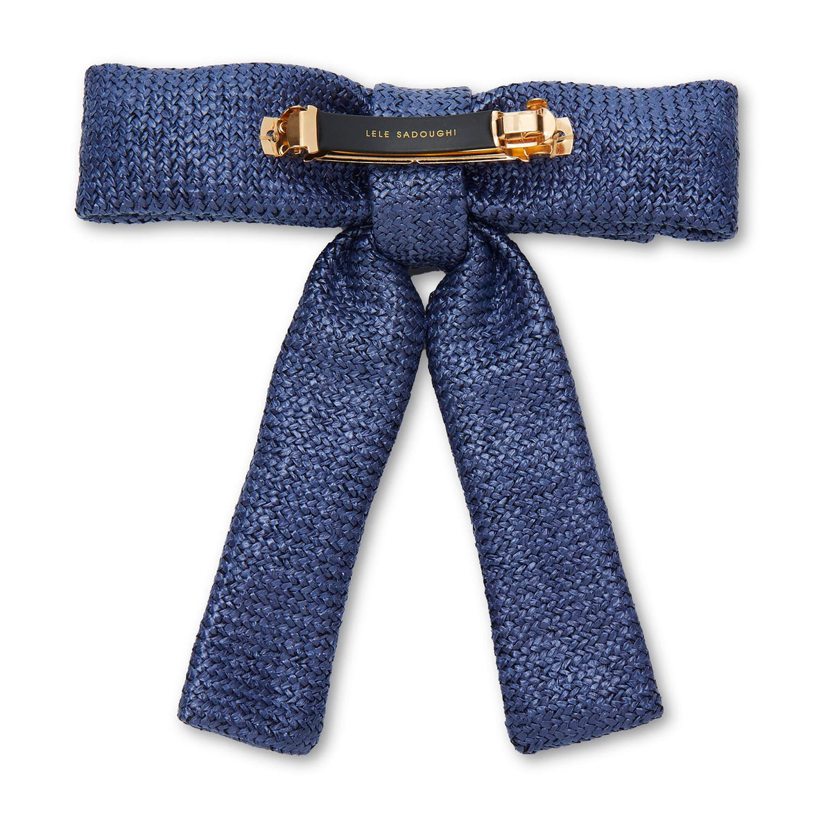 LELE SADOUGHI Barrettes AZURE ANTOINETTE OASIS EMBELLISHED BOW BARRETTE