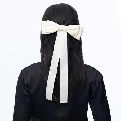 Lele Sadoughi HAIR IVORY JANE BOW BARRETTE