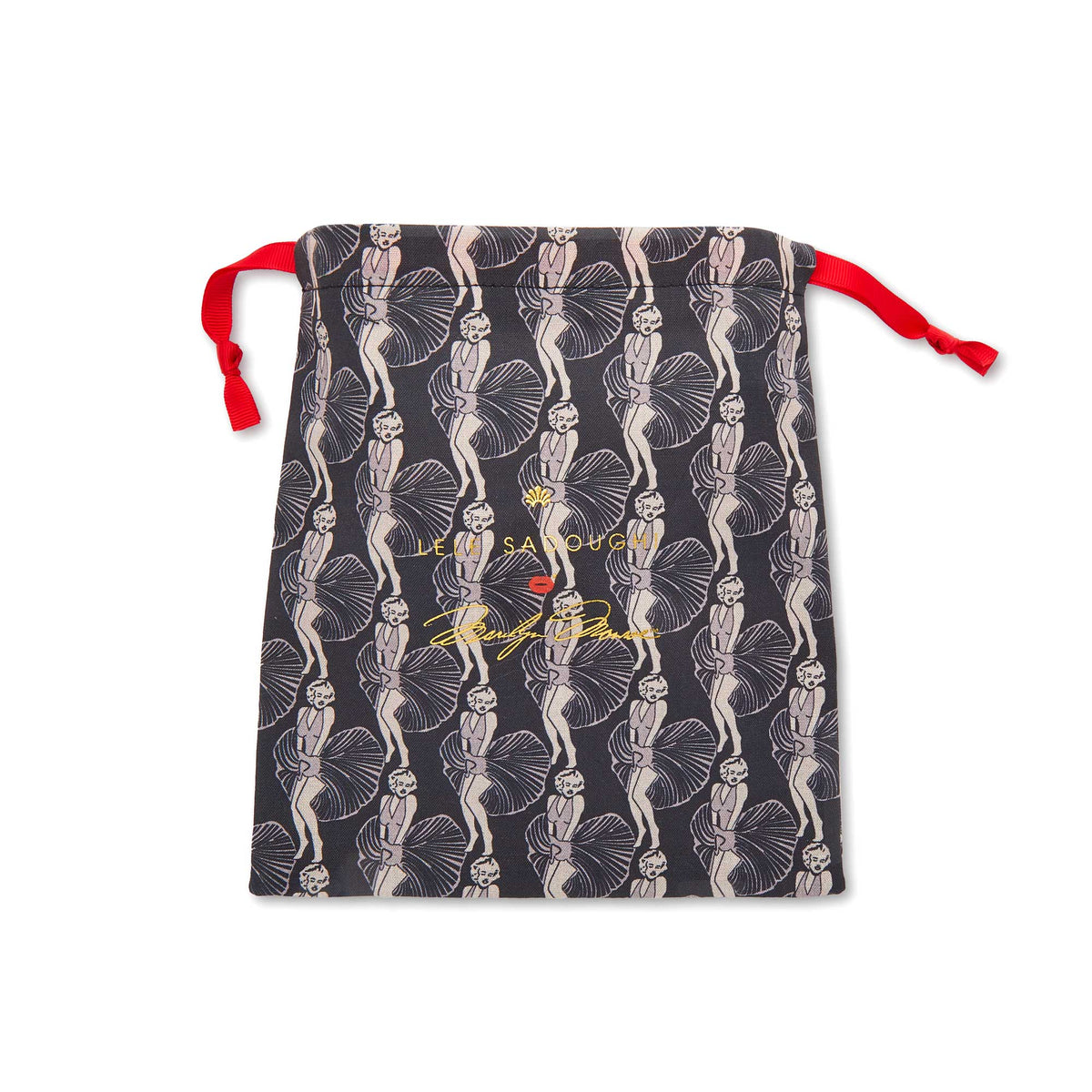 Lele Sadoughi Barrettes IVORY LELE SADOUGHI X MARILYN MONROE PRINTED BOW