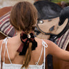 Lele Sadoughi BARRETTES JET EQUESTRIAN CAMEO BARRETTE BOW